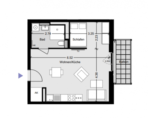 Typ 2 Grundriss Typ 2