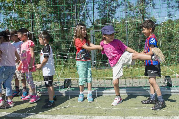 Sportfest mit ALBA in der Schule An der Wuhle am 24.06.2016
