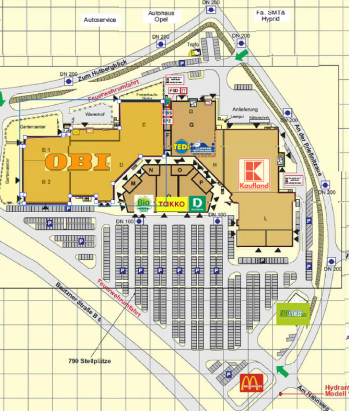 Lageplan Center Lageplan Center