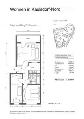 61,33 m² mit Bemaßung Spreeviertel (web) 61,33 m² mit Bemaßung Spreeviertel (web)